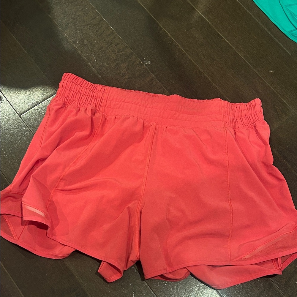lululemon athletica Women's Vibrant Coral Athletic Shorts